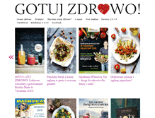 Tablet Screenshot of gotujzdrowo.com